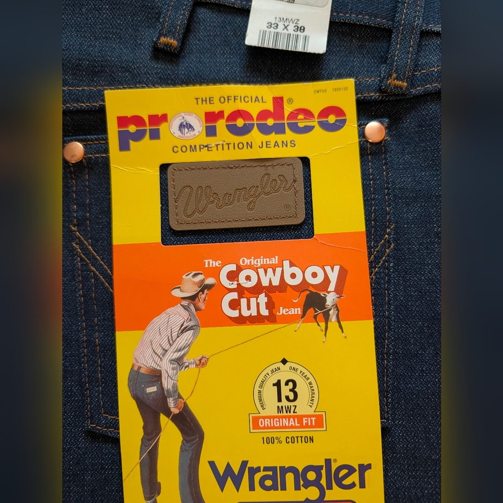 Wrangler Cowboy Cut Jeans Rigid 33x38